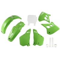 UFO sada plastů KAWASAKI KX 250 '90-'91 (zelená/bílá)
