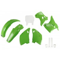 UFO sada plastů KAWASAKI KX 125 / 250 '93 (zelená/bílá)