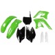 UFO sada plastů KAWASAKI KXF 250 '08 (zelená/černá)