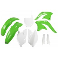 UFO sada plastů KAWASAKI KXF 450 '08 (zelená/bílá)