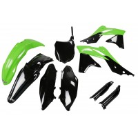 UFO sada plastů KAWASAKI KXF 250 '13 (zelená/černá)