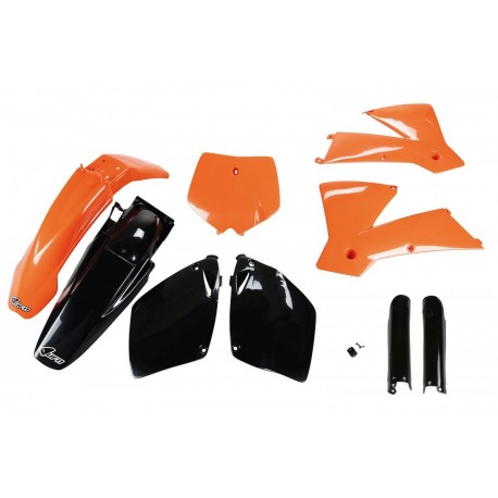 UFO sada plastů KTM SX-SXF '01-'02 (oranžová/černá)