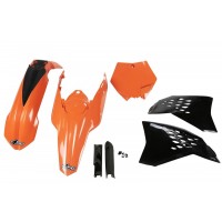 UFO sada plastů KTM SX/SXF '07-'10 (oranžová/černá)