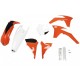 UFO sada plastů KTM SXF '11-'12, SX '12 (oranžová/bílá)