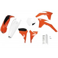 UFO sada plastů KTM SXF '11-'12, SX '12 (oranžová/bílá)