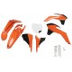 UFO sada plastů KTM SX/SXF '13-'15, SX 250 '16 (oranžová/bílá)