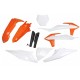 UFO sada plastů KTM SX 125/150/250 '19-'22, SXF (SX-F) 250/350/450 '19-'22 (oranžová/bílá)
