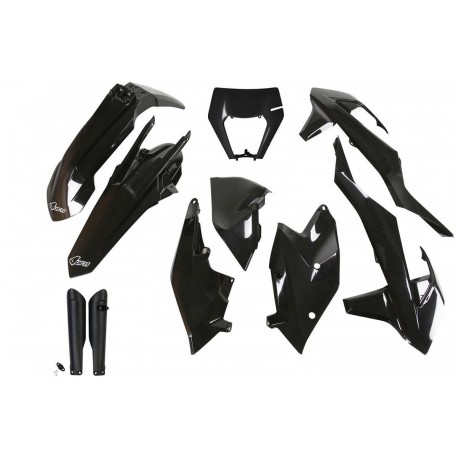 UFO sada plastů KTM EXC/EXC-F TPI '17-'19 (černá)