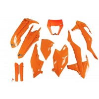 UFO sada plastů KTM EXC/EXC-F TPI '17-'19 (oranžová)
