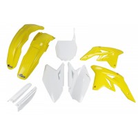 UFO sada plastů SUZUKI RMZ 250 '07-'09 (žlutá/bílá)