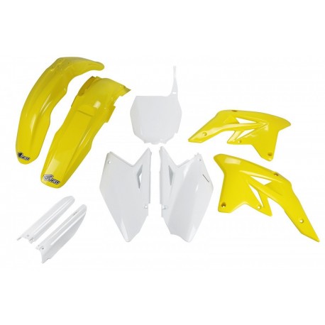 UFO sada plastů SUZUKI RMZ 250 '07-'09 (žlutá/bílá)