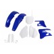 UFO sada plastů YAMAHA YZ 125 '00-'01, YZ 250 '00-'01 (modrá/bílá)
