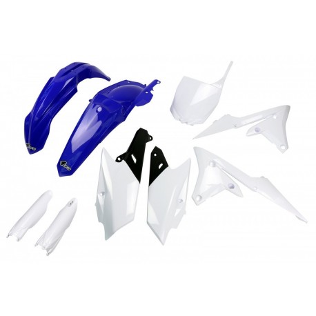 UFO sada plastů YAMAHA YZF 250 '14-'18, YZF 450 '14-'17 (modrá/bílá)