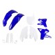 UFO sada plastů YAMAHA YZ 125 / 250 '08-'14 RESTYLING (modrá/bílá)