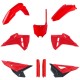 Sada plastů (FULL KIT) HONDA CRF 250 R '25 CRF 250 RX '25 CRF 450R '25 CRF 450RX '25, v sadě přední tabulka a kryty tlumičů (OEM