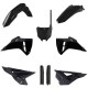 Sada plastů (FULL KIT) HONDA CRF 250R '25 CRF 250RX '25 CRF 450R '25 CRF 450RX '25, v sadě přední tabulka a kryty tlumičů (černá