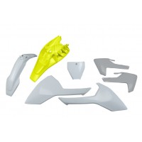 UFO sada plastů HUSQVARNA TC 85 '18-'24 KOLOR OEM '23-'24 (bílá/žlutá/šedá)