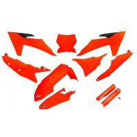 UFO sada plastů KTM SX 125 / 250 / 300 TBI '23-'24, SX-F 250 / 350 / 450 '23-'24 (oranžová fluo)