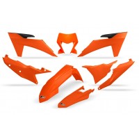 UFO sada plastů KTM EXC 150 / 250 / 300 TBI '24-'25, EXC-F 250 / 350 / 450 / 500 '24-'25 (OEM '25 oranžová)
