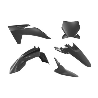 Sada plastů KTM SX 65 '24-'25 (černá), RACETECH (RTECH)