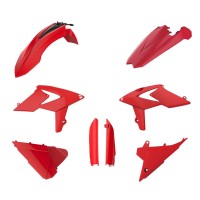 Sada plastů (FULL KIT) BETA 2T/4T '18-'19, v sadě kryty tlumičů (červená),POLISPORT