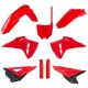 Sada plastů (FULL KIT) HONDA CRF 250R '22-'24 CRF 450R '21-'24 (RESTYLING NA MODEL 2025),(červená),POLISPORT