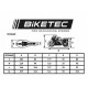 Plachta na moto BIKETEC Aquatec, vel. S