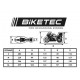 Plachta na moto BIKETEC Aquatec Box, vel. S
