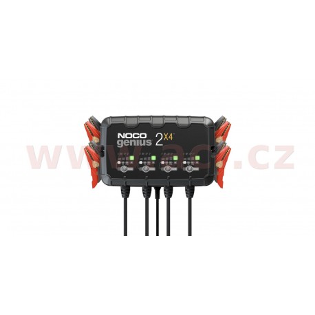 nabíječka pro nabíjení 4 baterií NOCO 2x4, 6/12 V, 2-40 Ah, 2 A