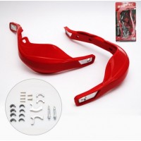 Kryty rukou, blastry červené s výztuhou BIKETEC