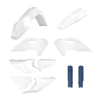 Sada plastů HUSQVARNA TE/FE TPI '24-'25 (OEM bílá '25),POLISPORT