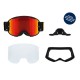brýle STRIVE, RedBull Spect (černé mátné, plexi červené zrcadlové)