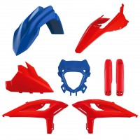 Sada plastů (FULL KIT) BETA RR 2T/4T RACING '25-'26 RR 2T/4T X-PRO '25-'26 (červená/modrá) POLISPORT