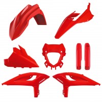 Sada plastů (FULL KIT) BETA RR 2T/4T RACING '25-'26 RR 2T/4T X-PRO '25-'26 (červená) POLISPORT