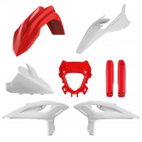 Sada plastů (FULL KIT) BETA RR 2T/4T RACING '25-'26 RR 2T/4T X-PRO '25-'26 (červená/bílá) POLISPORT