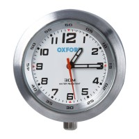 Analogové moto hodiny OXFORD AnaClock stříbrné