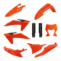 Sada plastů (FULL KIT) KTM EXC/EXC-F/XC-W/XC-WF TBI '24-'25 (oranžová) POLISPORT