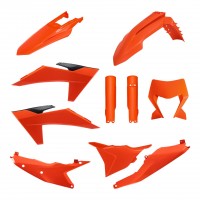 Sada plastů (FULL KIT) KTM EXC/EXC-F/XC-W/XC-WF TBI '24-'25 (oranžová) POLISPORT