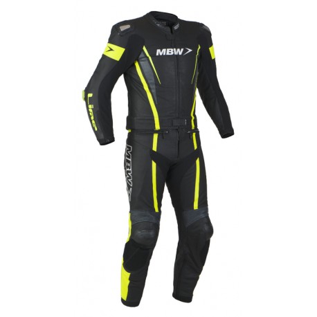 Dvoudílná moto kombinéza MBW FLASH YELLOW