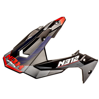 kšilt pro přilby N312 VAPOR, NOX (černá, modrá, červená)