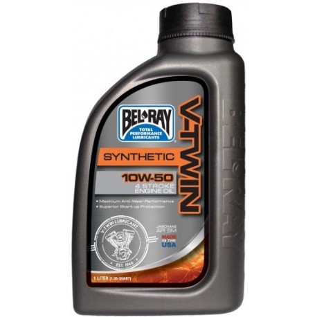 Motorový olej BEL-RAY V-TWIN Synthetic 10W-50 4T 1L