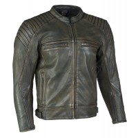 MBW PEET - pánská kožená retro moto bunda