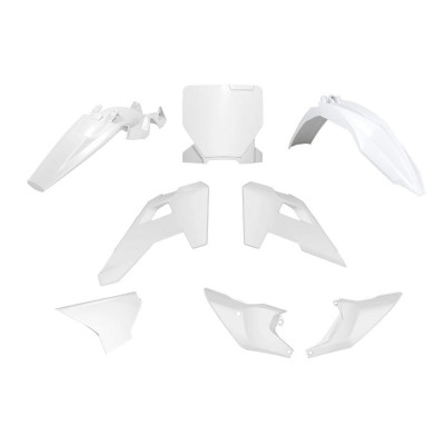 Sada plastů HUSQVARNA TC 85 '25 (bílá), RACETECH (RTECH)