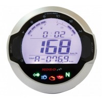 Digitální tachometr KOSO D64 DL-03SR stříbrný