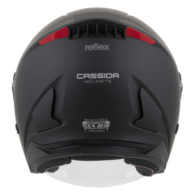 přilba Reflex 2.0 Solid, CASSIDA (černá matná/tmavě šedá) 2025