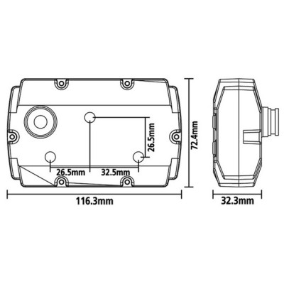 Digitální tachometr KOSO XR-SRN