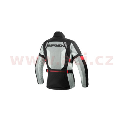 bunda TERRANET windout, SPIDI (černá/červená/šedá)