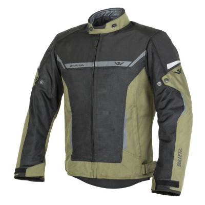bunda Bullet II Flow, AYRTON (tmavě zelená/šedá/černá)