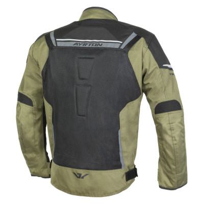 bunda Bullet II Flow, AYRTON (tmavě zelená/šedá/černá)