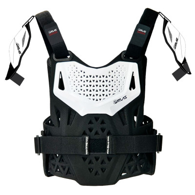 chránič hrudníku + ramena ATLAS CHARGER PeeWee CE L1, (bílá)